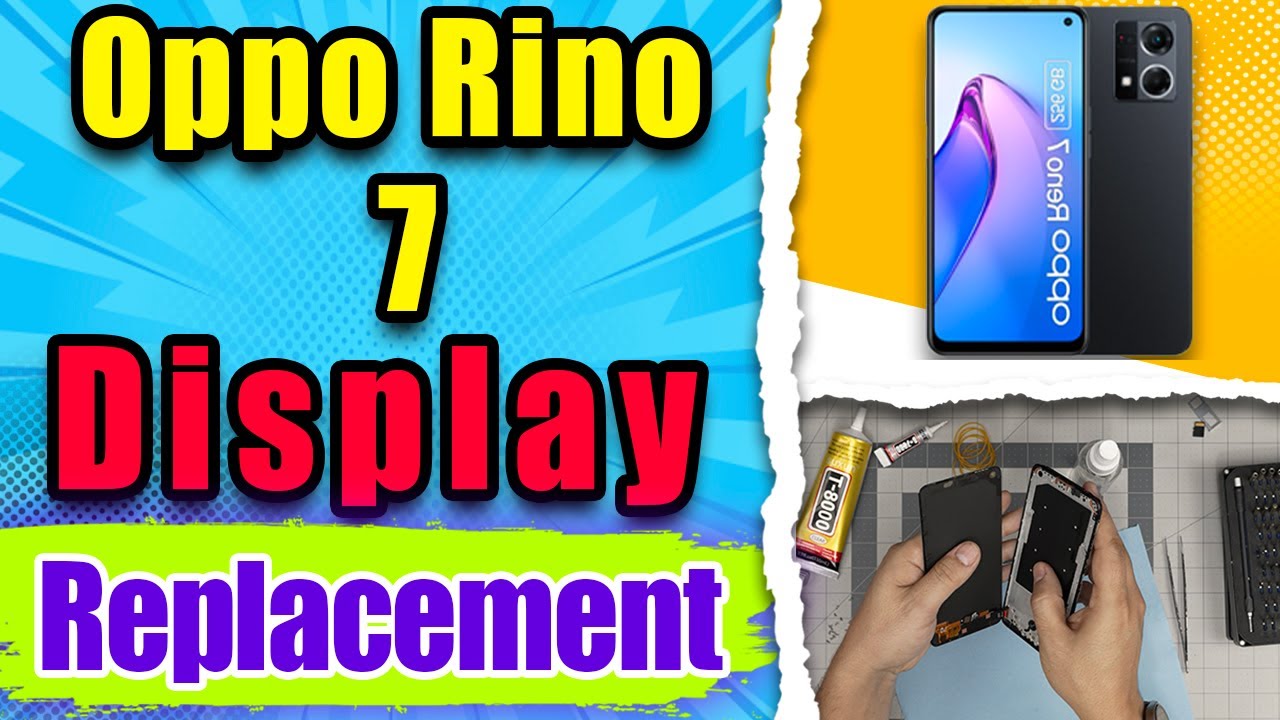 Как заменить ЖК-дисплей (экран) на телефоне OPPO Reno 7