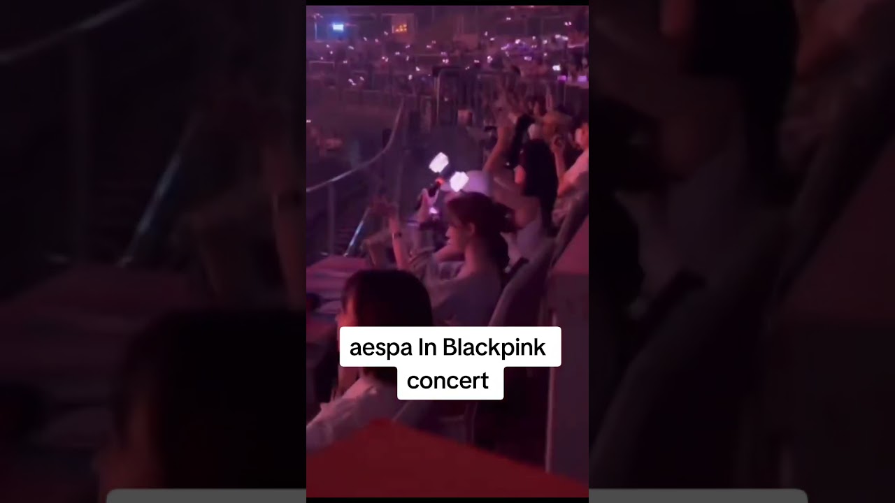 Aespa reaction to Blackpink Seoul concert finale day 2