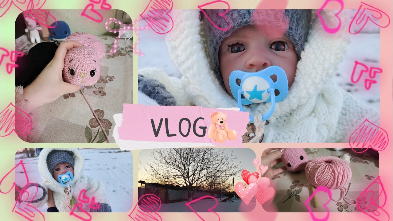 Мини влог, прогулка с Левой 💖 #влог #reborn #baby #прогулка 