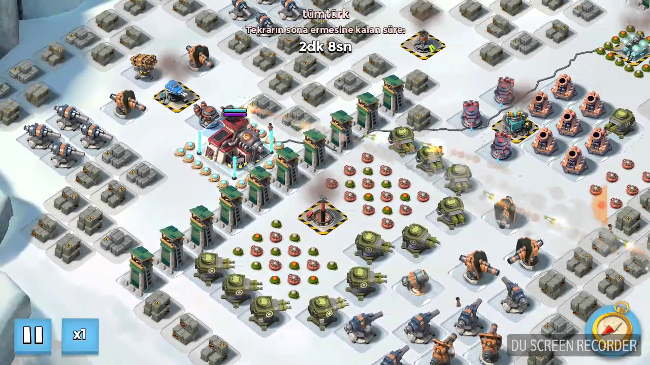 Boom beach 45 level savaş fabrikası alma.