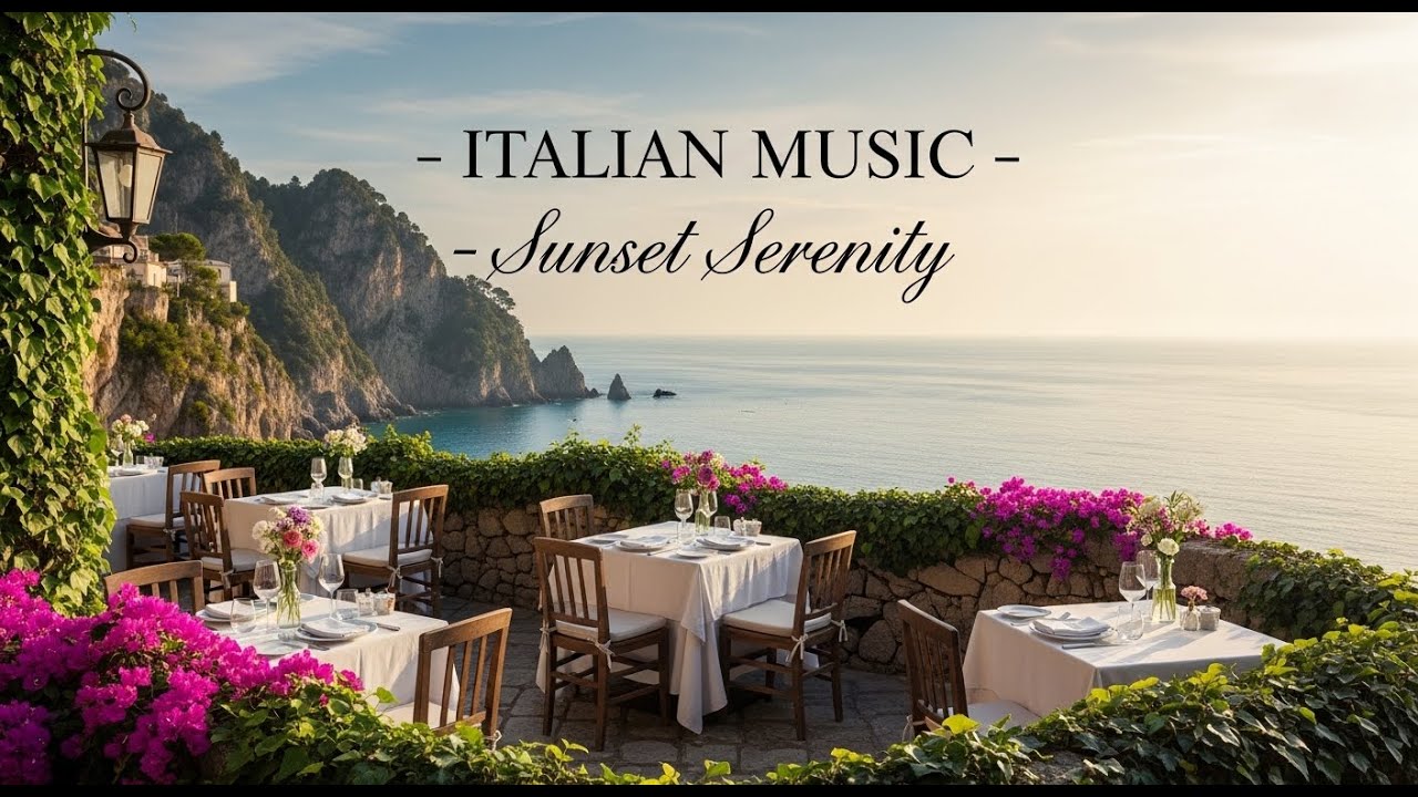 🎶 Amalfi Golden Sunset & Chill 🎶 2+ Hours Scenic 4K