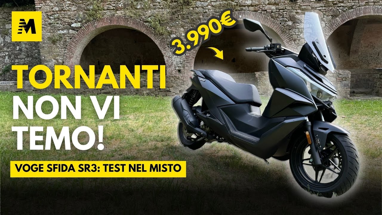 TORNANTI non vi TEMO! VOGE Sfida SR3 || il TEST tra le curve