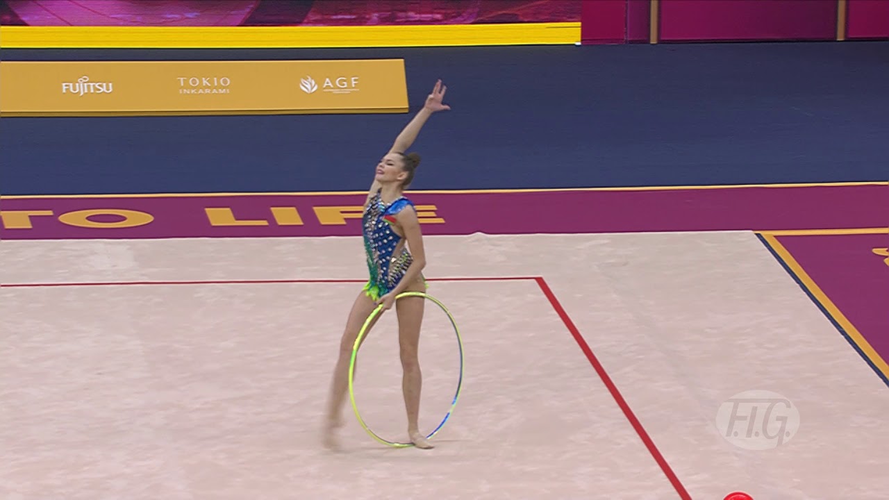 2019 Rhythmic Worlds, Baku (AZE) – Anastasiia SALOS (BLR), qualifications Hoop