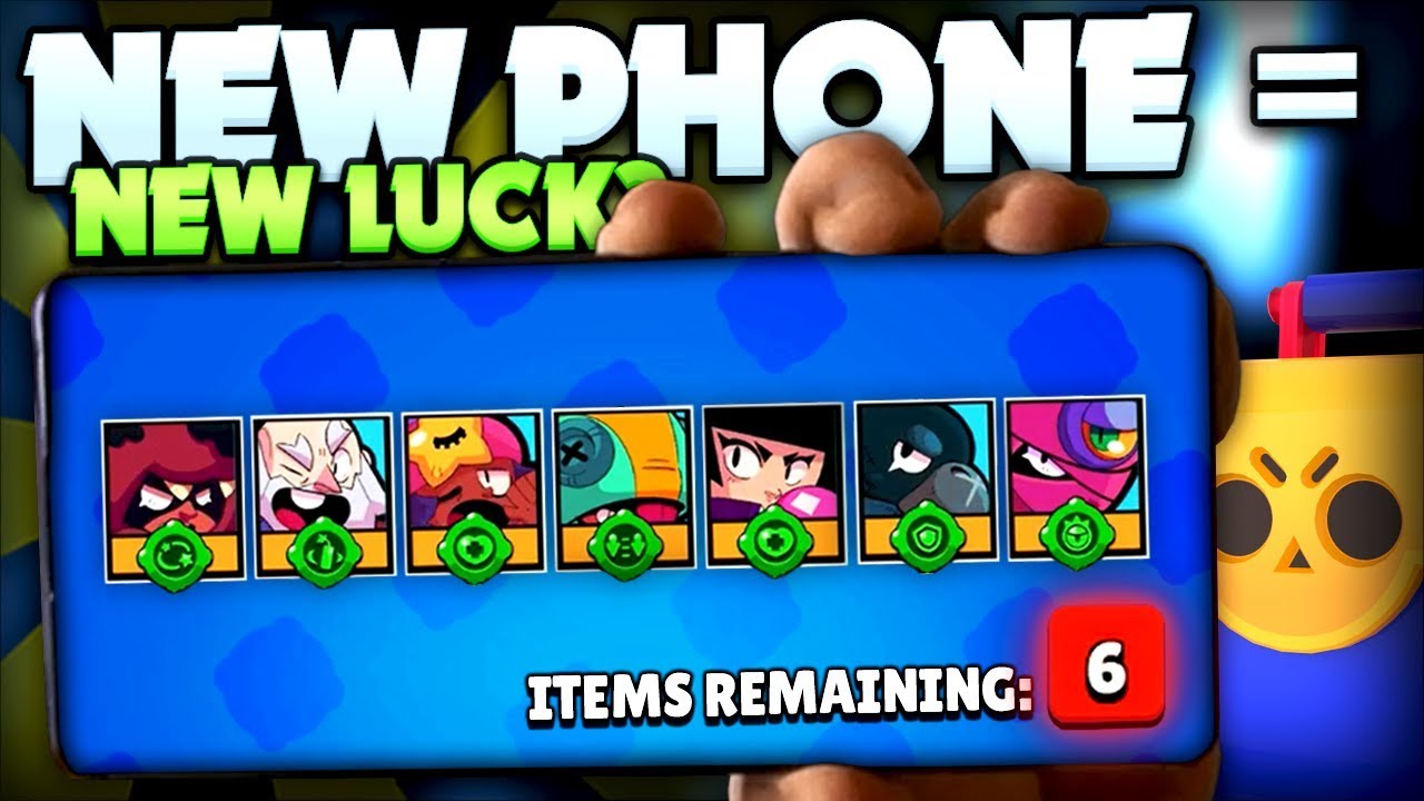 LUCKY Brawl Box Opening Spree! - Gemming In Brawl Stars With NEW Phone!