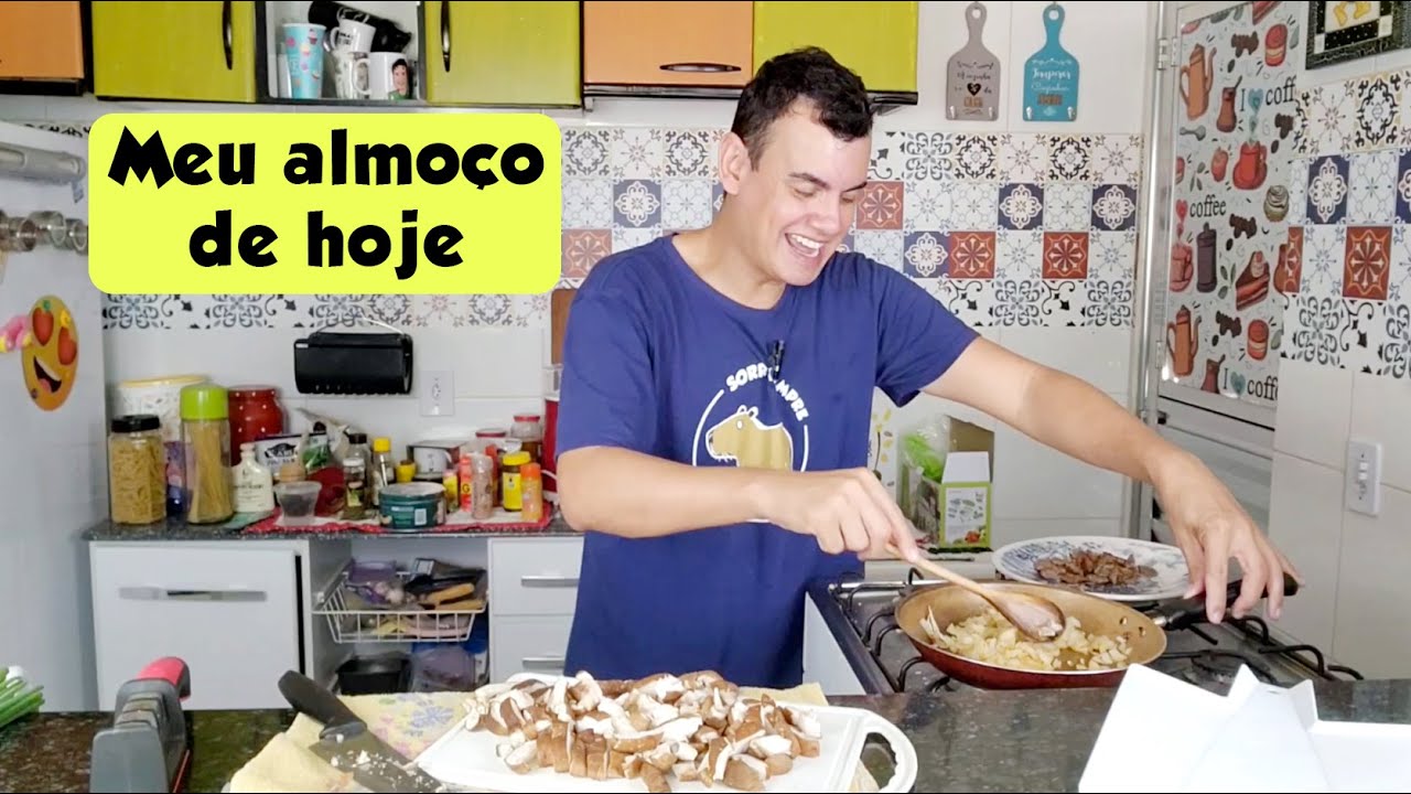 ALMOÇO DO DIA, COGUMELOS COM CARNE - Fubá online