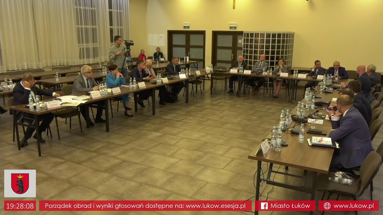 NA ŻYWO: 63. sesja Rady Miasta Łuków (21.09.2022 r.)