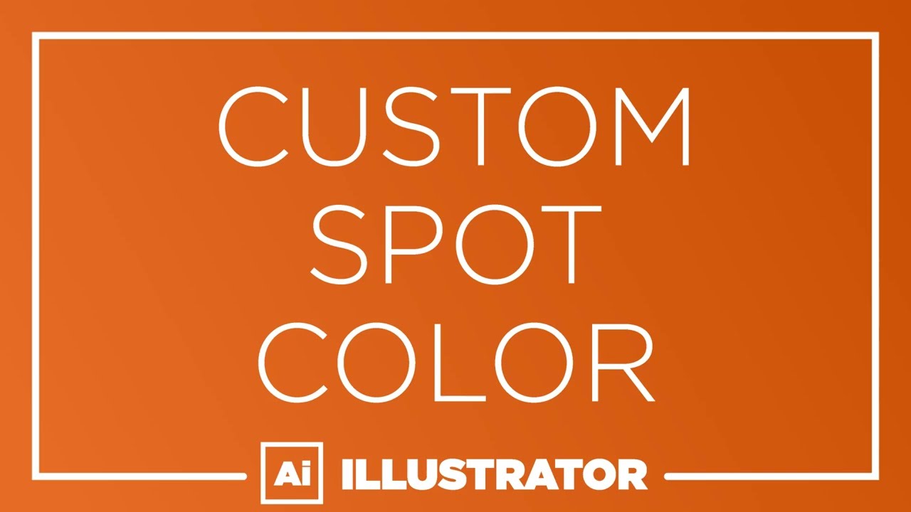 Illustrator - Custom Spot Color and Overprint
