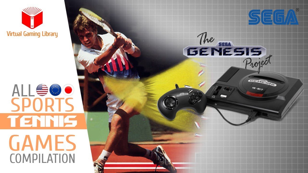 All SEGA Genesis/Mega Drive Tennis Games Compilation - Every Game (US/EU/JP/BR)