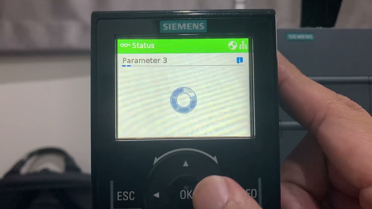 Sinamics G120: ใช้ IOP-2 ในการแสดงค่าการทำงาน ของ Drive