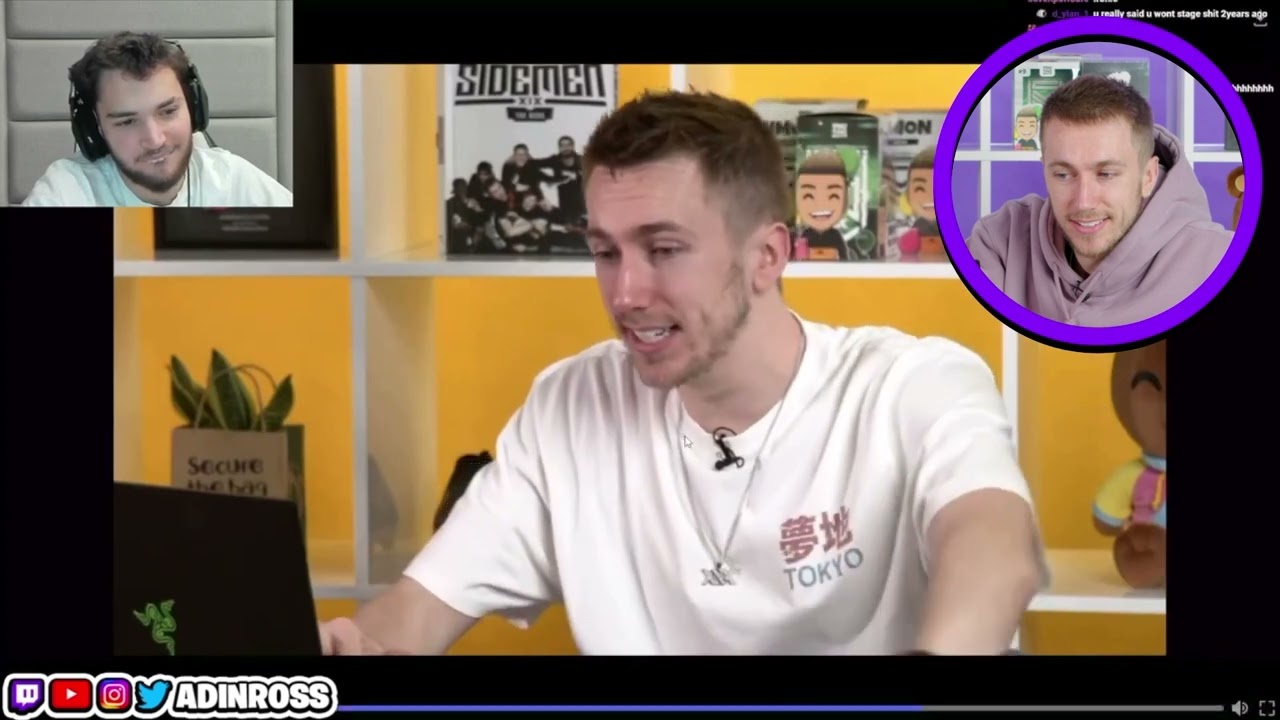 Adin Ross Responds To The Next Sidemen Tinder