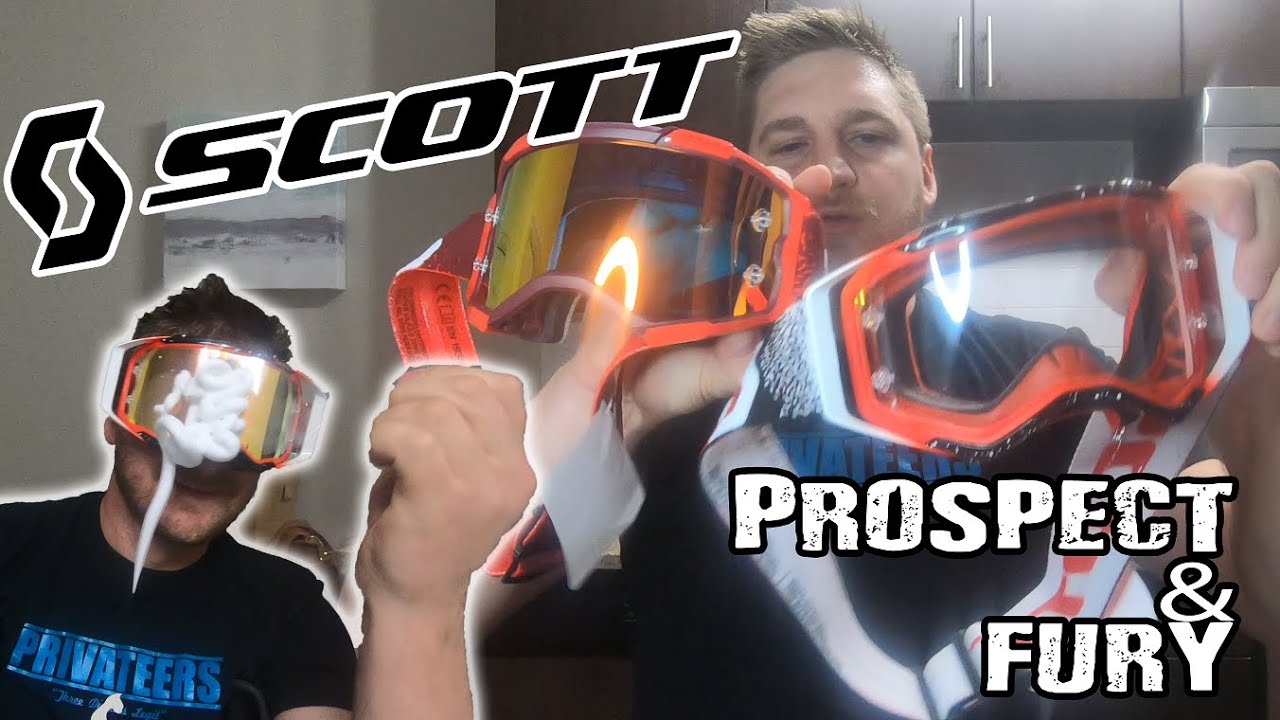 Scott Motocross Goggles - Prospect and Fury