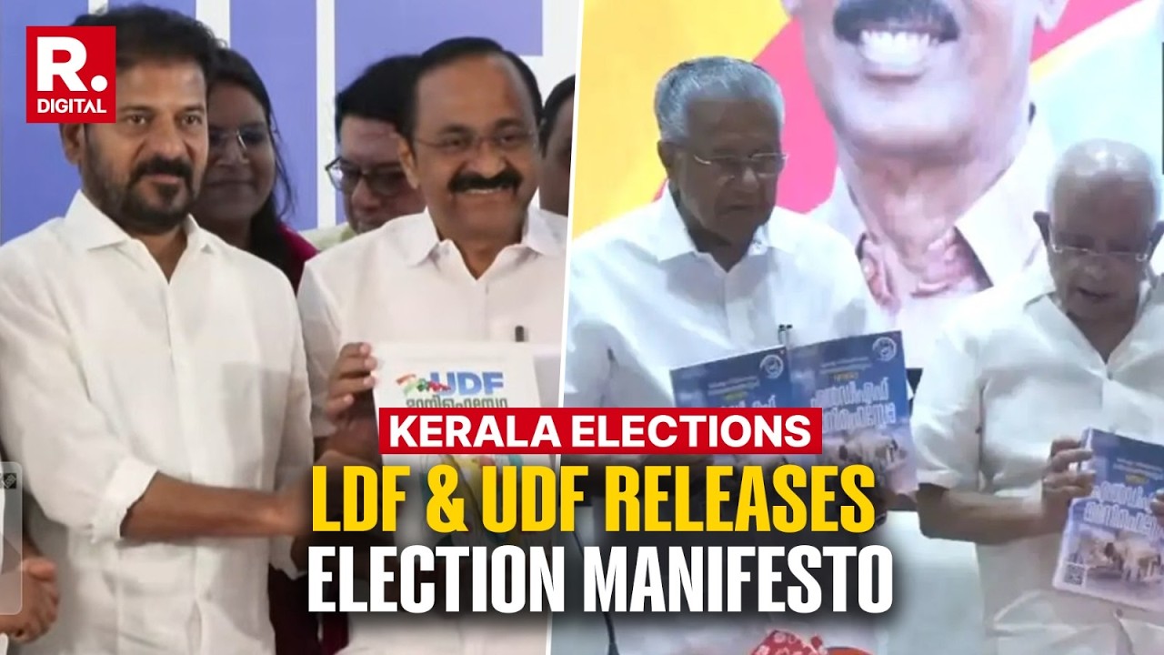 LDF Unveils 60-Point Development Plan; CM Vijayan Releases Manifesto Ahead Of Kerala Elections