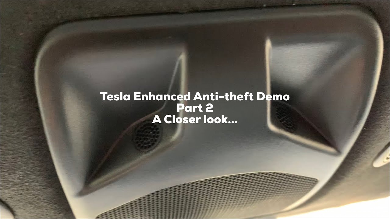 Tesla Enhanced Anti-theft Upgrade Demo Part 2