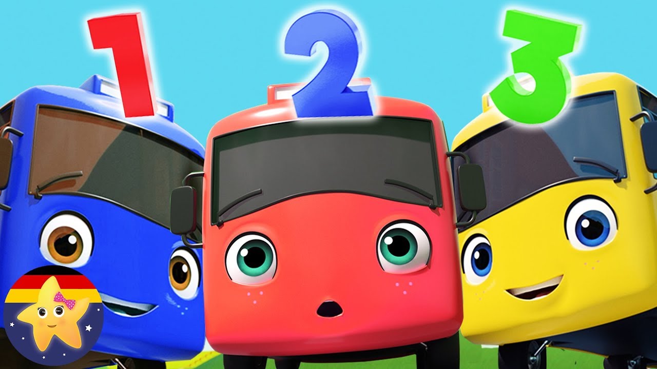 10 kleine Busse | Kinderlieder | Little Baby Bum Deutsch | Cartoons f&uuml;r Kinder
