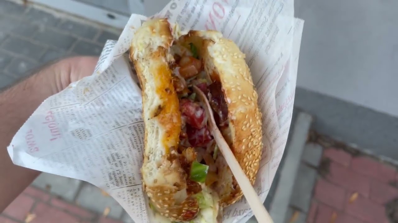 BURGER Z MIĘSEM Z KEBABA - 10/10 - TOTALNY KOZAK - KEBABOWNIA - BIAŁYSTOK