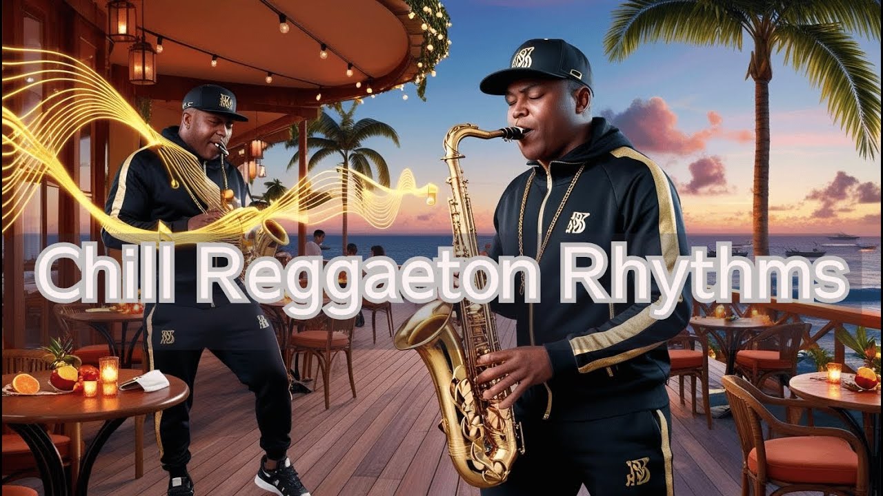 Smooth Saxophone & Reggaeton Rhythms: A Love Serenade in Café Ambience