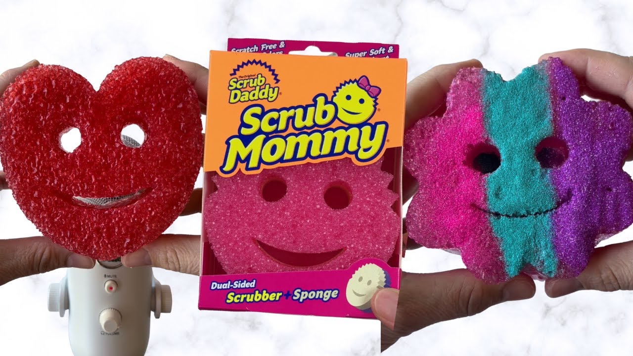 5 Minutes Scrub Daddy Slime ASMR Crunching