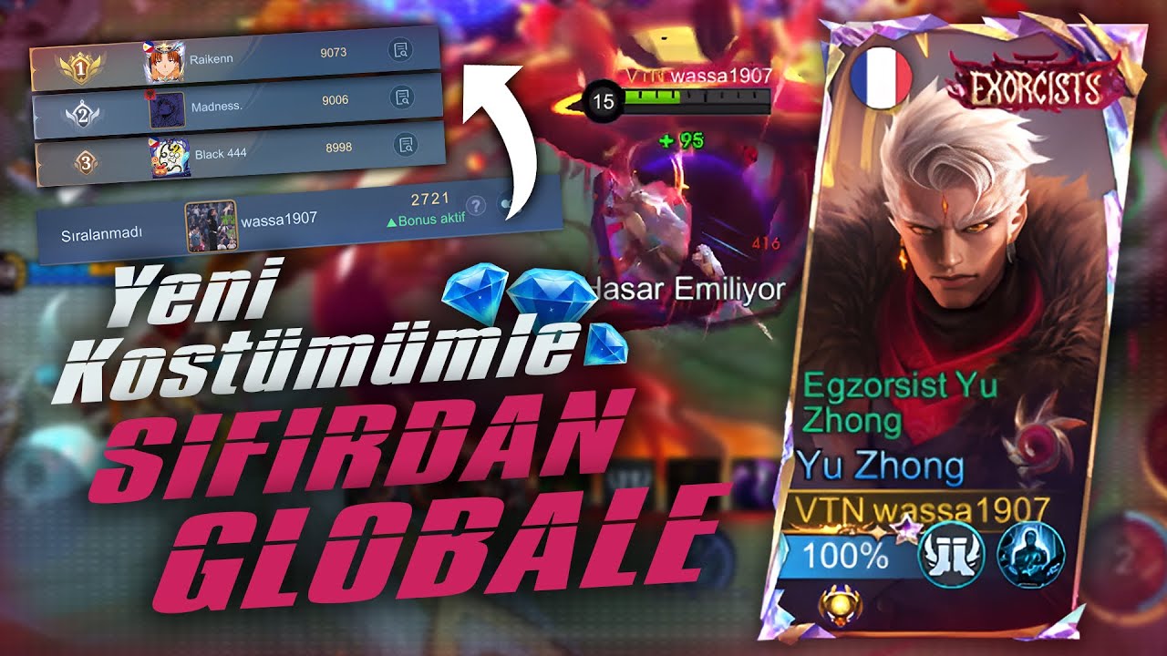 YU ZHONG GLOBALE KASIYORUM #1 / Yeni Kostümüm / MLBB