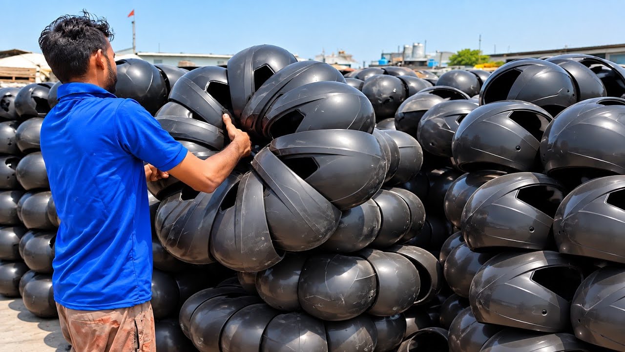 How Super Bike Helmets Are Made | Complete Manufacturing Process in India