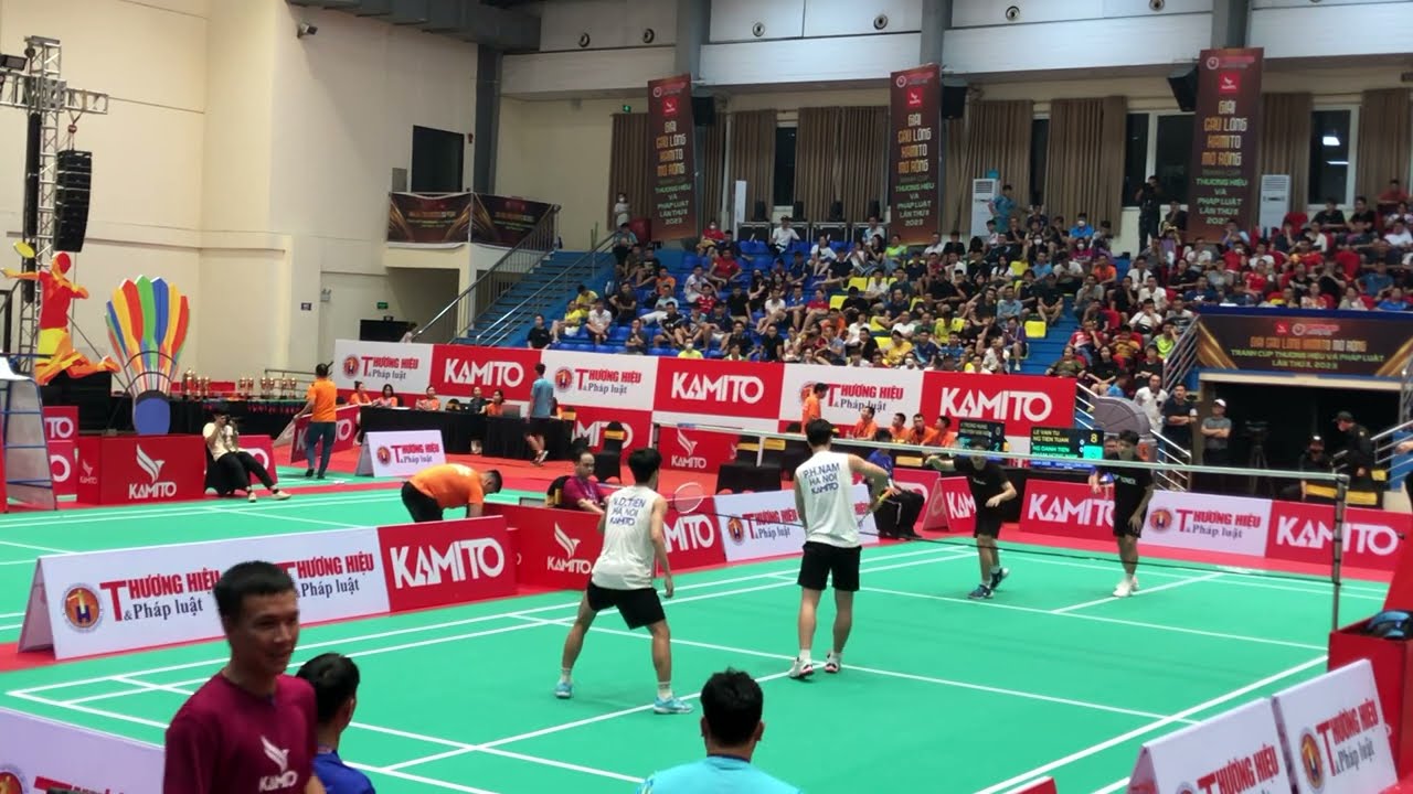 [Hot Nhất] Chung Kết Đôi Nam Nâng Cao Giải Cầu Lông Kamito Cup Thương Hiệu và Pháp Luật