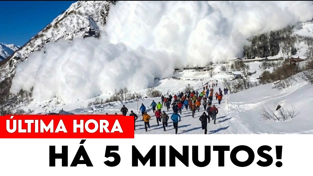 URGENTE: Nevasca Histórica Soterra os Alpes Franceses — Muros de Neve de 8m se Erguem