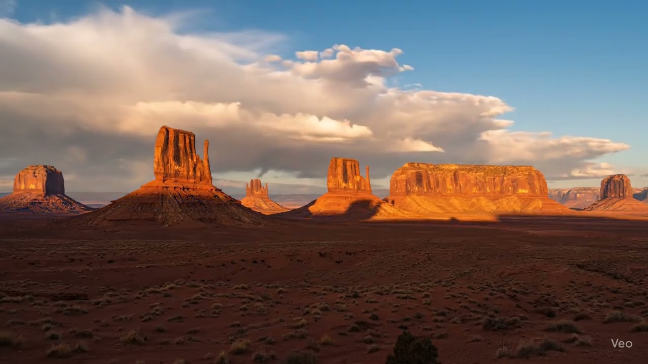 Desert Landscape Time Lapse Video Free AI Footage 