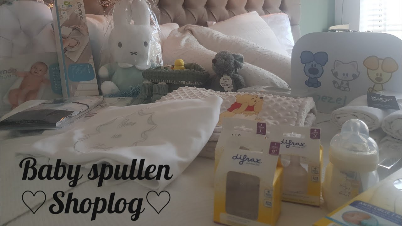 BABY SPULLEN SHOPLOG!! || 12 WEKEN ZWANGER!! Vlog #02