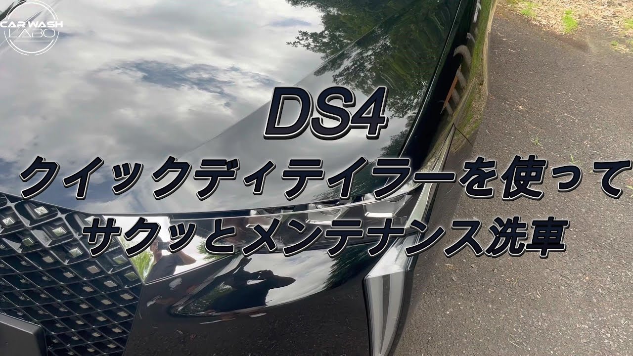 オートフィネスとラボコスメティカを使ってDS4メンテナンス洗車