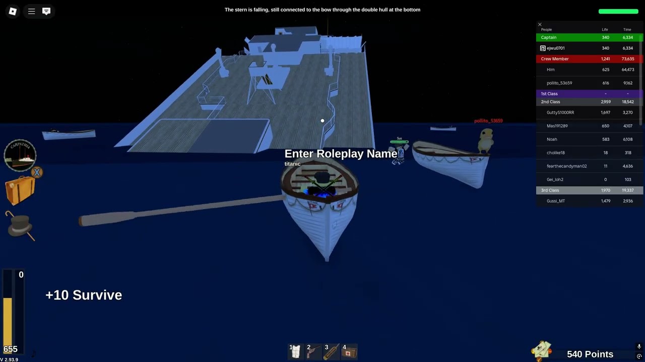 Roblox Titanic Gameplay