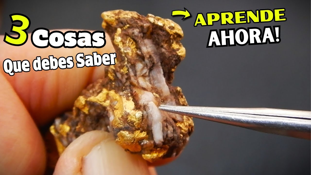 &iquest;Cuales son los cuarzos que tienen ORO? y QUE TIPOS HAY. Aprende desde CERO. Buscando ORO