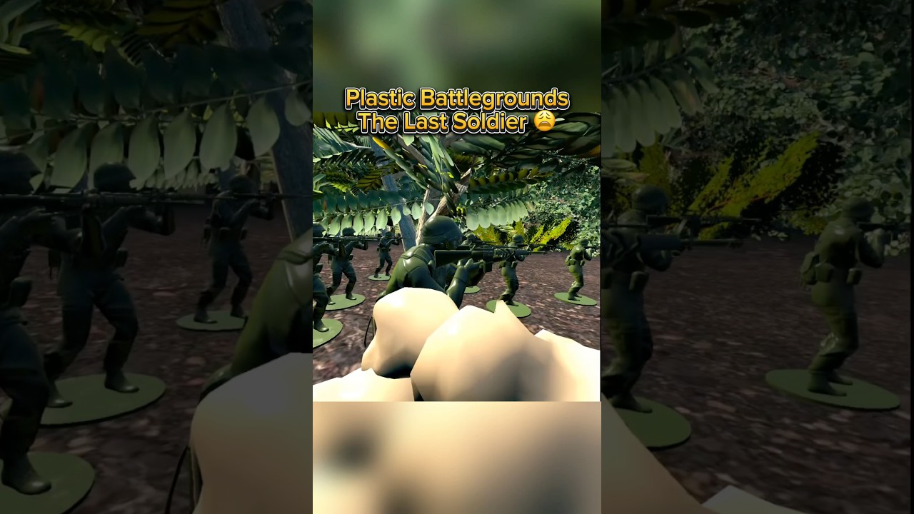 The Last Soldier 😩 in @PlasticBattlegrounds #games #cinema #Pcgaming #military #acting