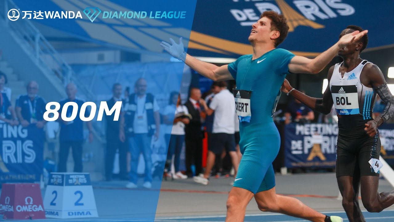 Benjamin Roberts sends French crowd into a frenzy with 1:43.75 - Wanda Diamond League