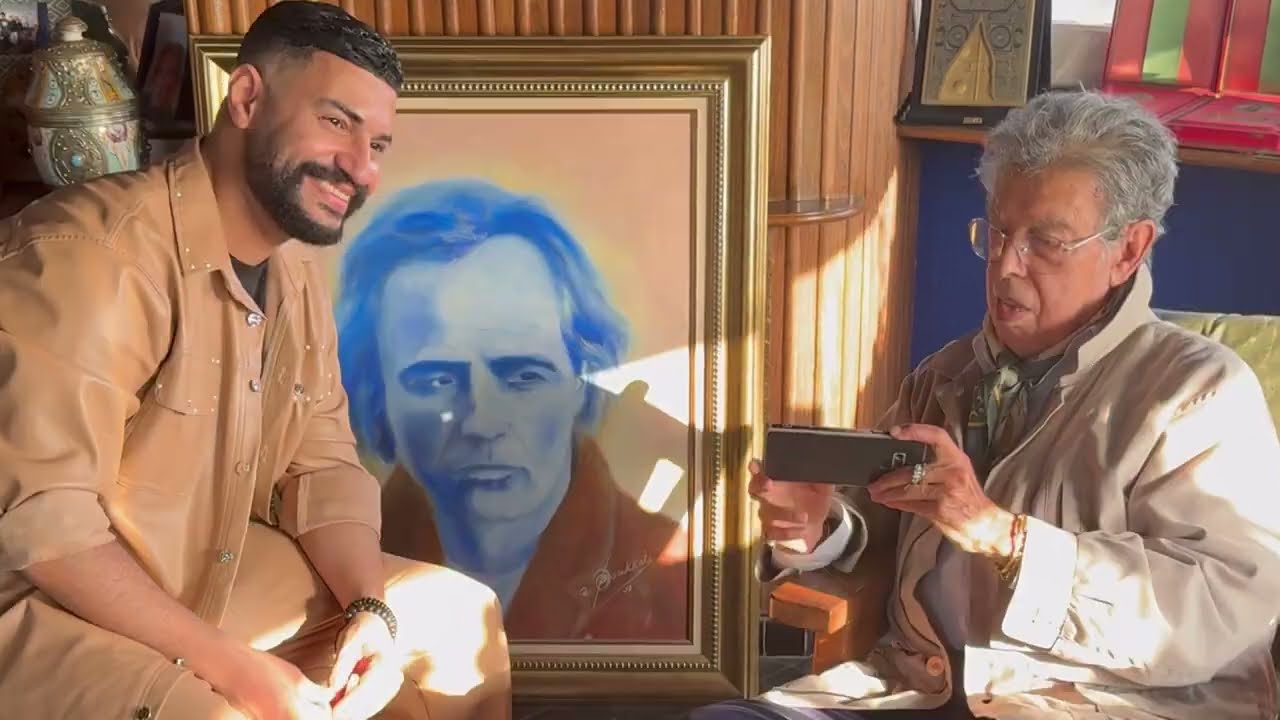 مقابلة و حوار مع الفنان عبد الوهاب الدكالي حصري ووثائقي داخل منزله وعن حياته الفنينة . عصام سرحان 