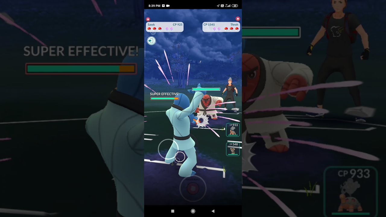 PokemonGo[Battle Sawk vs Throh]#pokemon battle#gym battle#pokemon cartoon#eggraid#fight#battlehindi