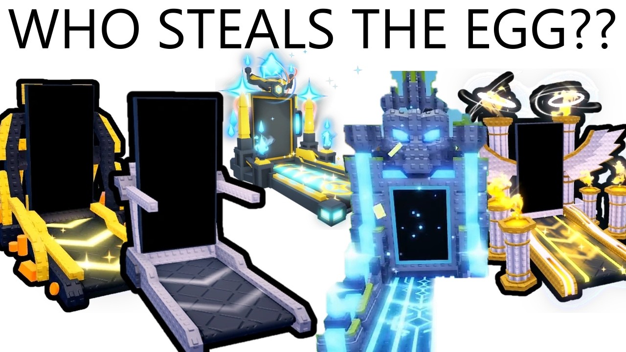 ALL Steal an Egg TREADMILLS Meet Each Other...