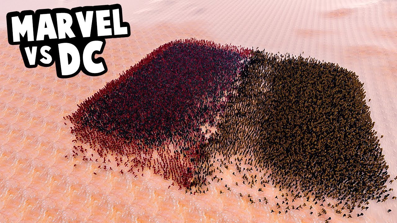 Marvel vs DC Comics Superheroes Fight - Who Wins? - Ultimate Epic Battle Simulator