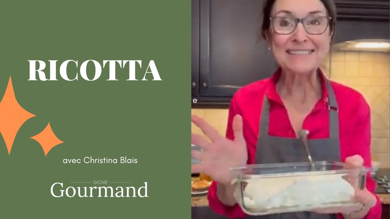 RECETTE POUR FAIRE SA RICOTTA MAISON