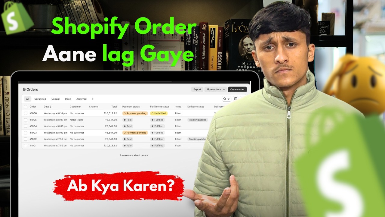 How To Fulfil Orders On Shopify | Order Management, Draft Orders and Abandoned Checkout Explained.