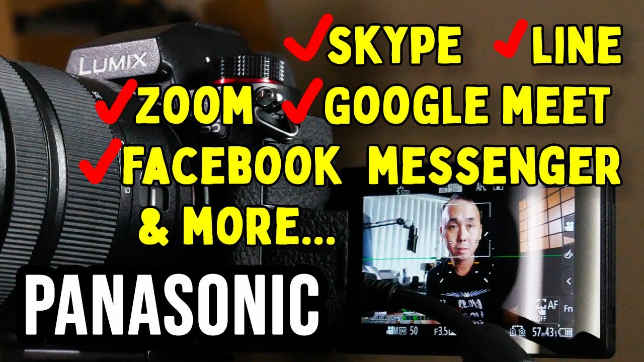 Using Panasonic Lumix Camera as a Webcam (Mac & Win)