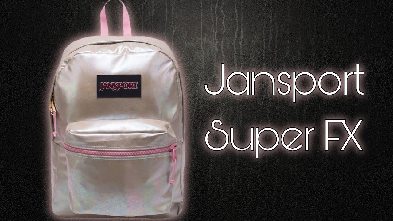 Mochila Jansport Super FX Brillo Aperlado Pearlized Shine Backpack Review Youtube