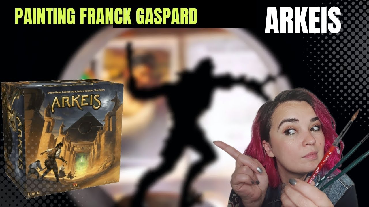 Painting Franck Gaspard from Arkeis 💠 #miniaturepainting #vallejopaints
