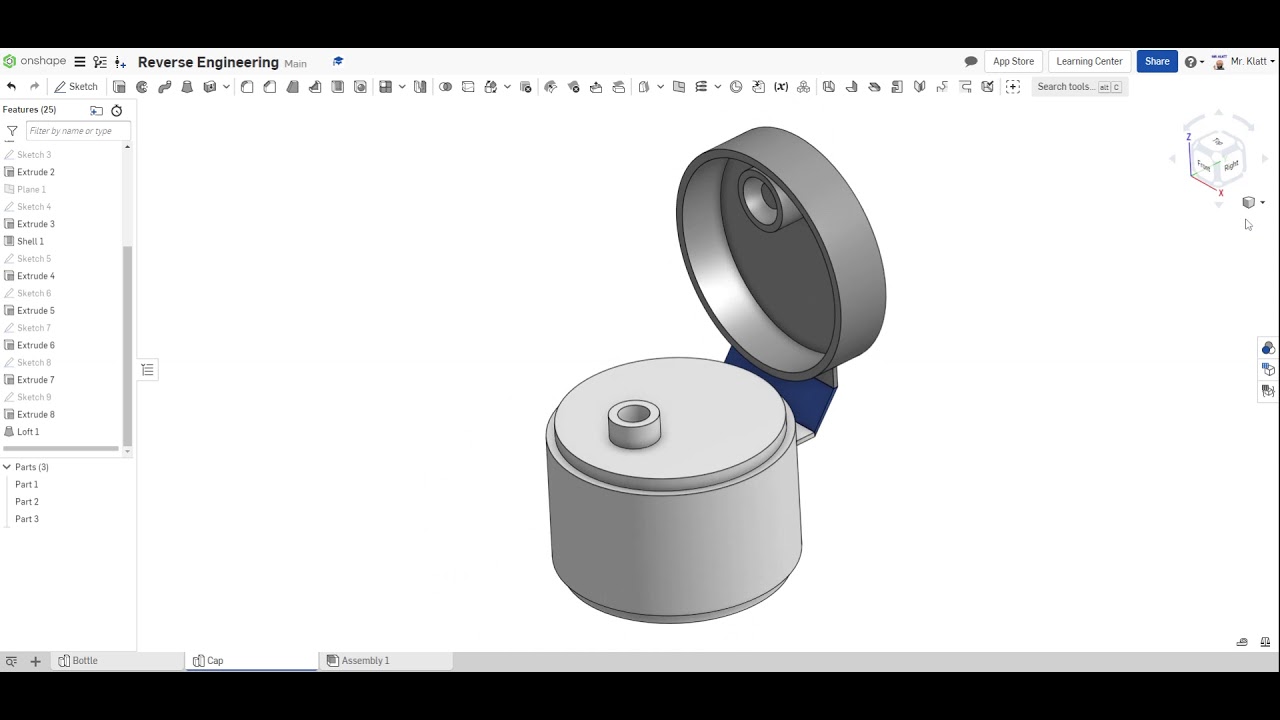 Combining Multiple Parts into a Single Part in Onshape