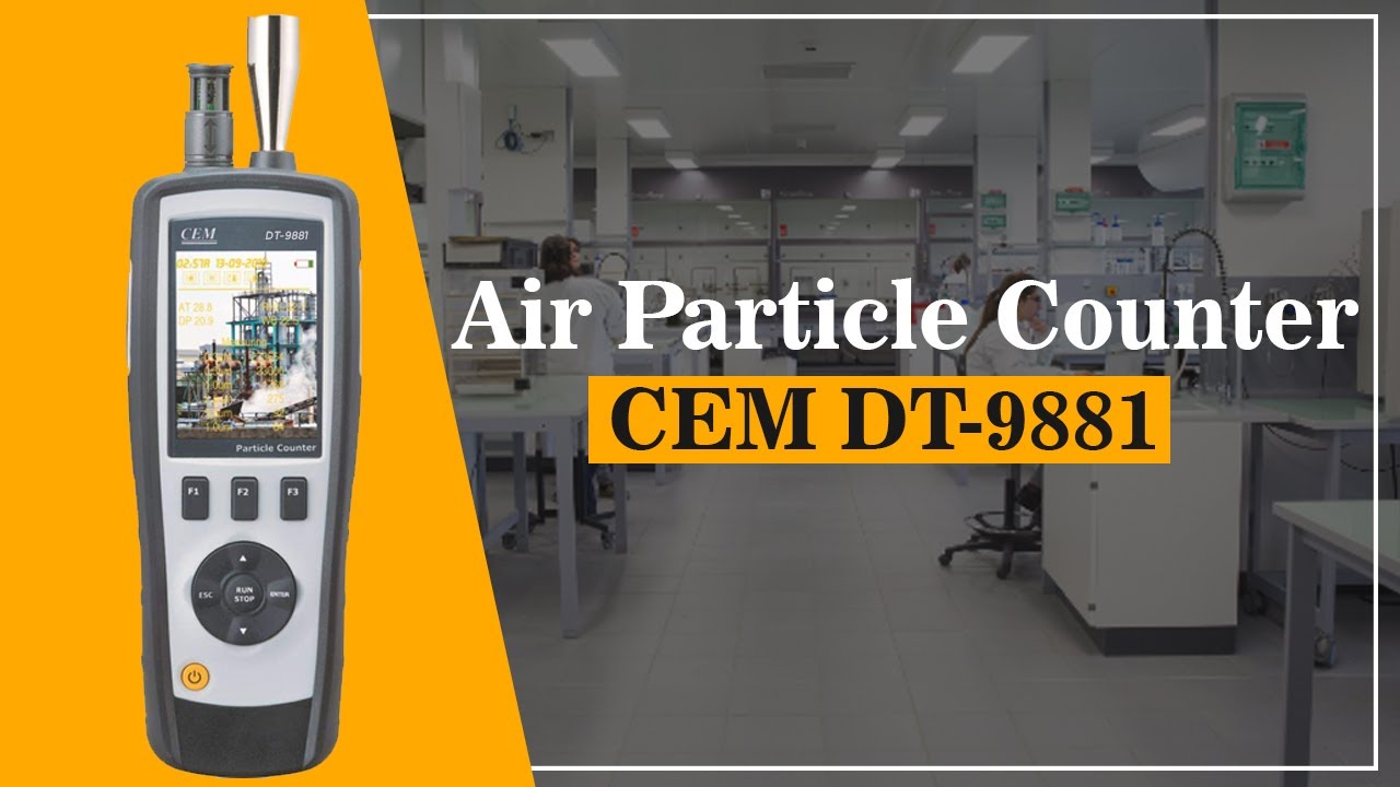 CEM DT-9881 Air Particle Counter | IAQ Monitor|HCHO Range: 0.01 to 5 ppm|CO Range: 10 to 1000 ppm |
