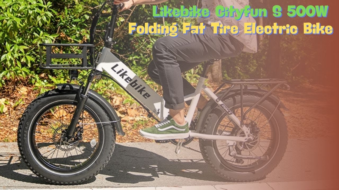 Likebike Cityfun S 500W Folding Fat Tire Electric Bike | Under $500