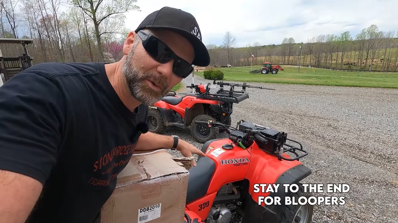 Now it's ready for the farm work! 10 min ATV upgrade that's a game changer!