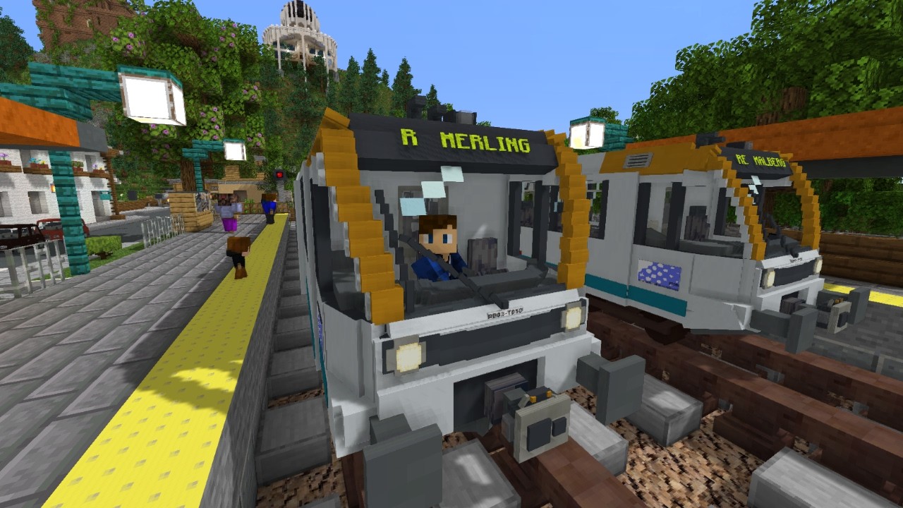 Train Driver in Minecraft