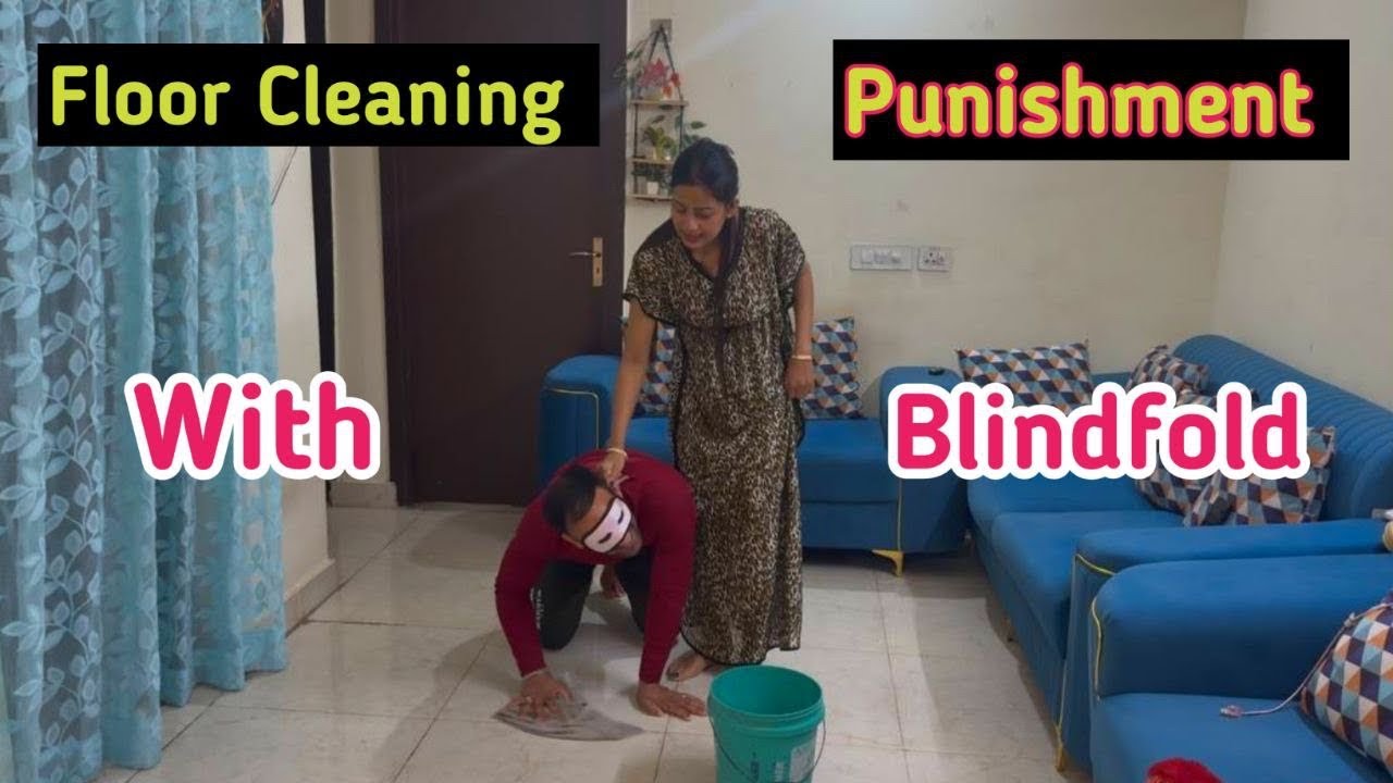 Floor Cleaning Punishments 🧽 with Blindfold || Eat Pulling challenges || Nayanika vlogs