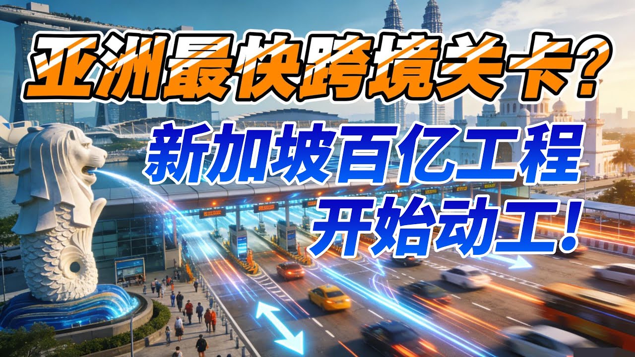 兀兰关卡将扩建5倍，效率真能刷新亚洲纪录？2026，新加坡百亿布局“新马经济走廊”的关键一年！