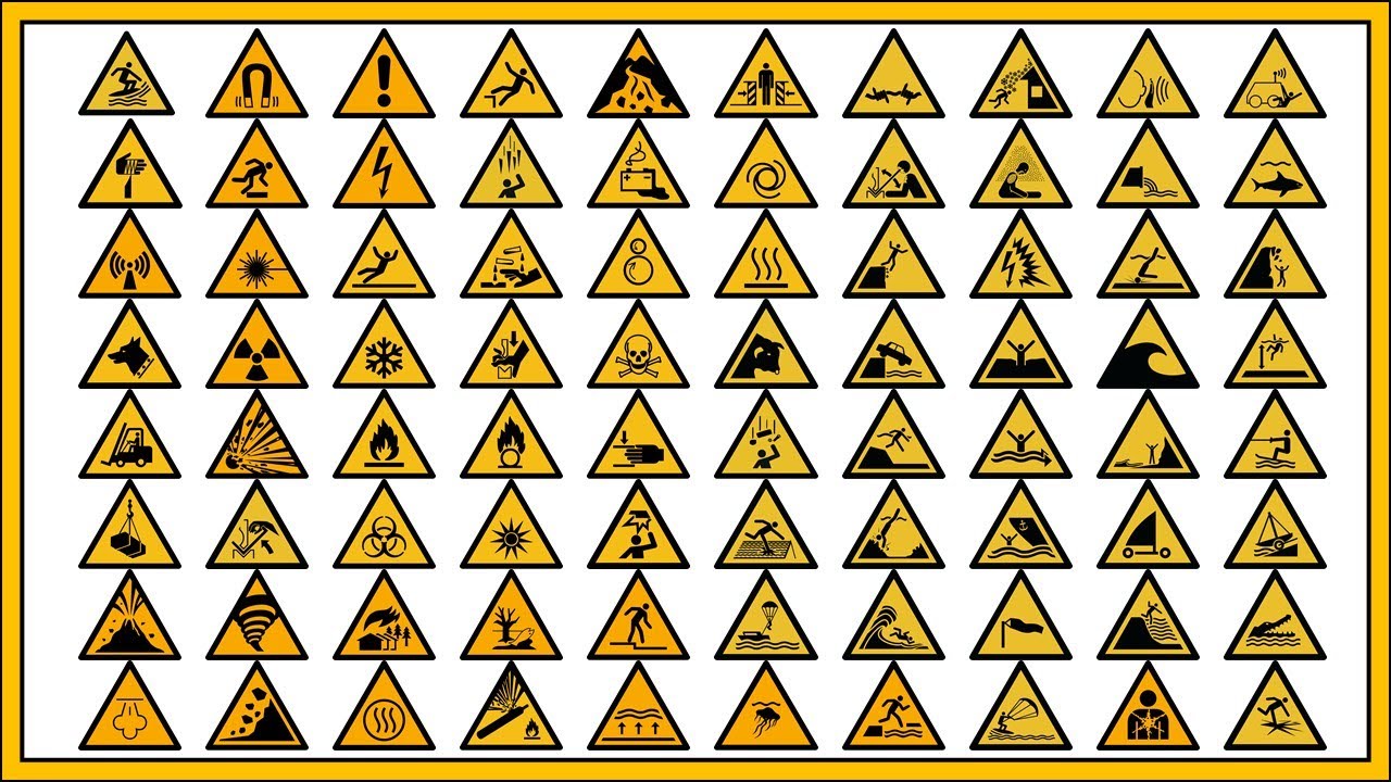 Warning Signs with Voice ; Photos & Videos