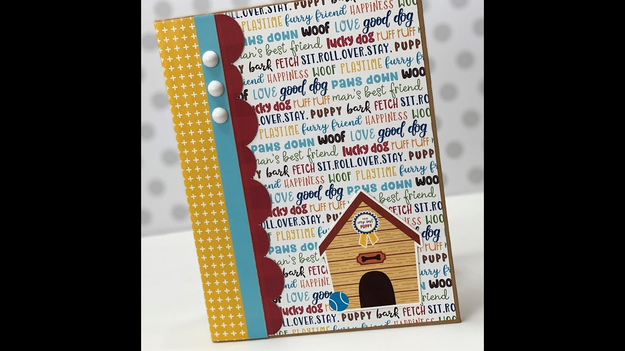 Accordion-style Mini Album Tutorial (start to finish) using Echo Park My Dog!!